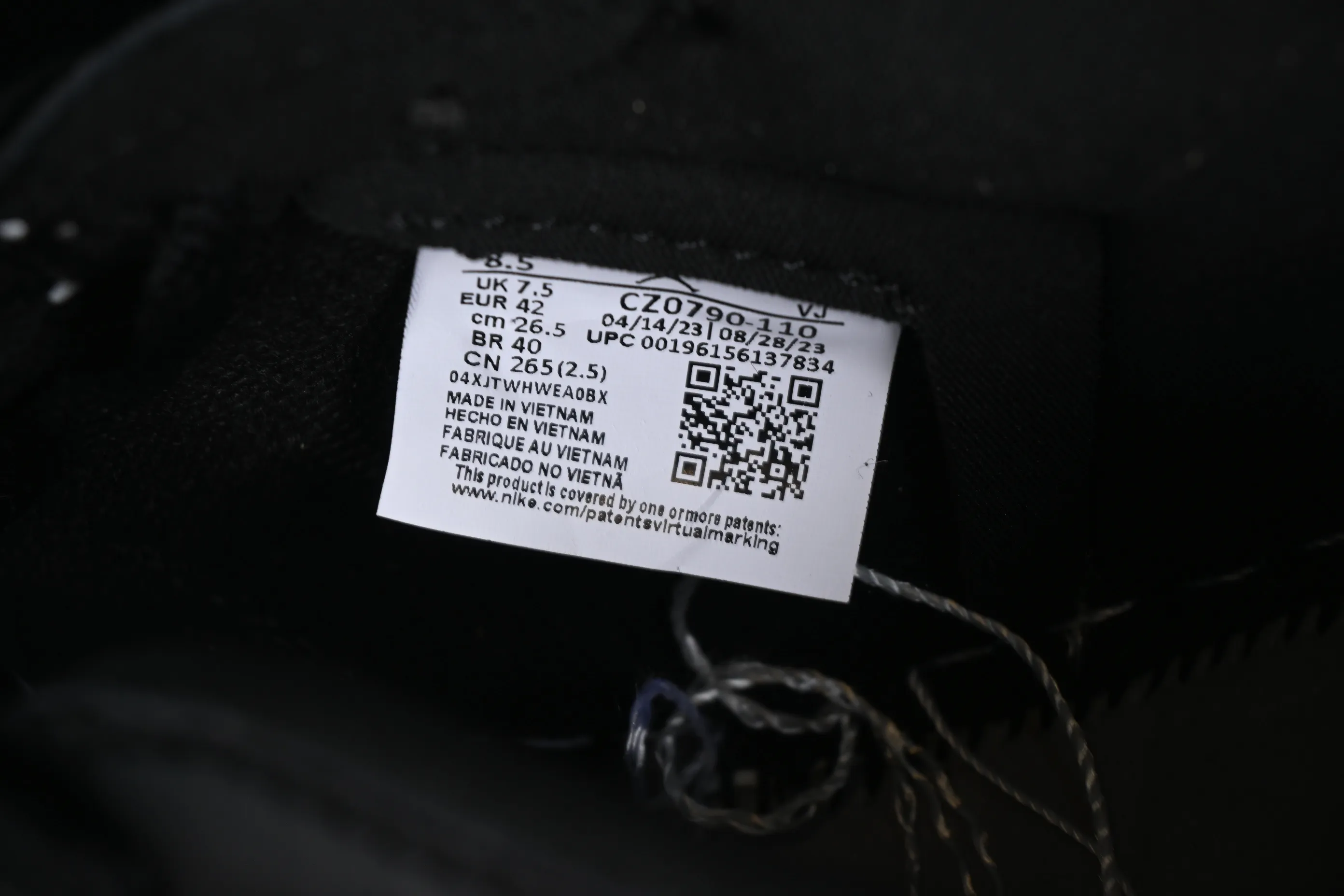 All categories Air Jordan Jordan series basketball shoes Air Jordan 1 Low Z version Air Jordan 1 Low AJ1 Joe 1 black and white panda low-top cultural casual sneakers CZ0790-110